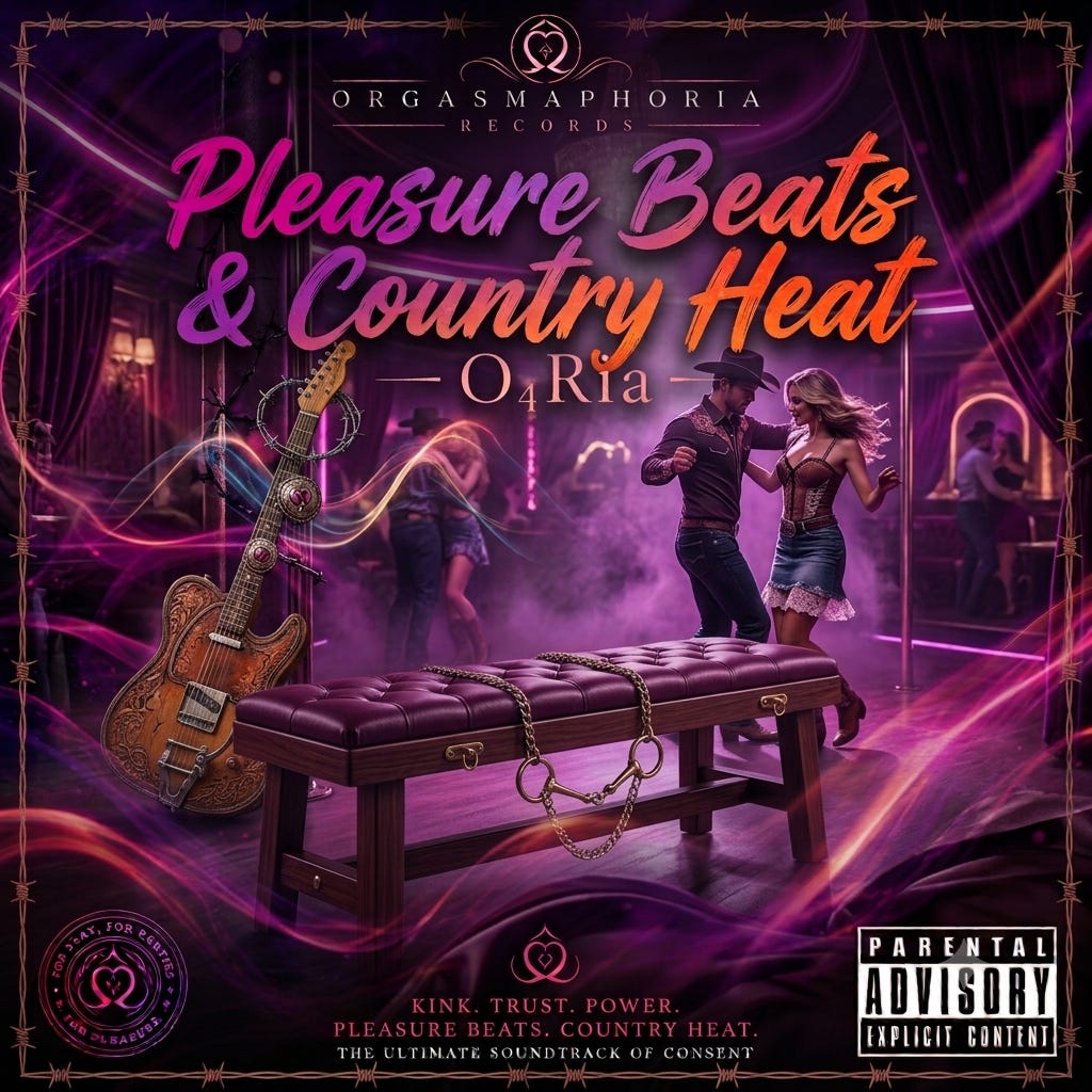 Artwork accompanying Pleasure Beats & Country Heat: Our Kinky Country-EDM Rodeo